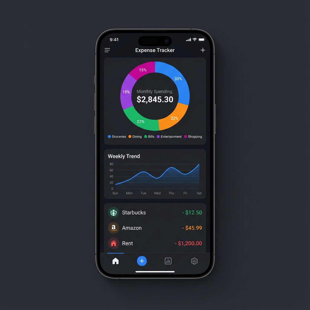 Expense Tracker App UI